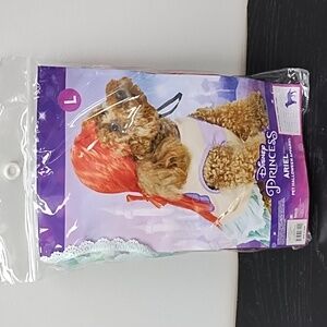 NWT DISNEY PRINCESS ARIEL PET HALLOWEEN APPAREL
